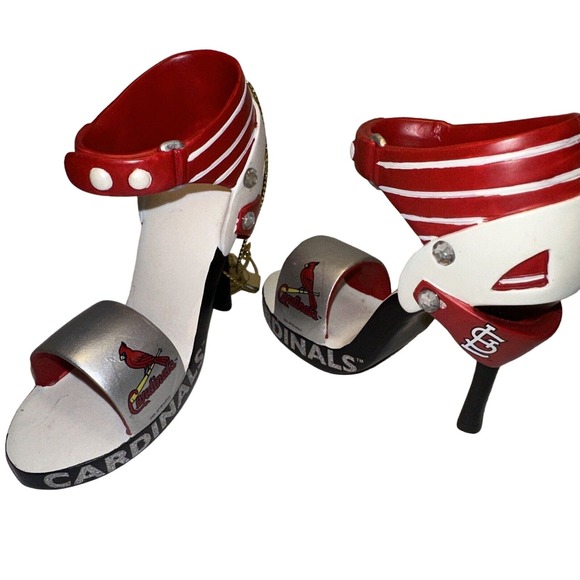 MLB St. Louis Cardinals Novelty Sandal Heels Collectible Display - Picture 2 of 10